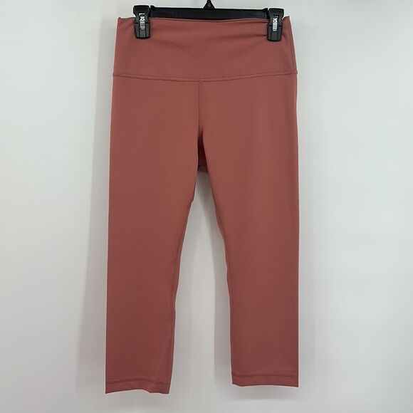Lululemon Wunder Train High Rise a crop 21” in Brier Rose Sz 10 - Picture 2 of 8